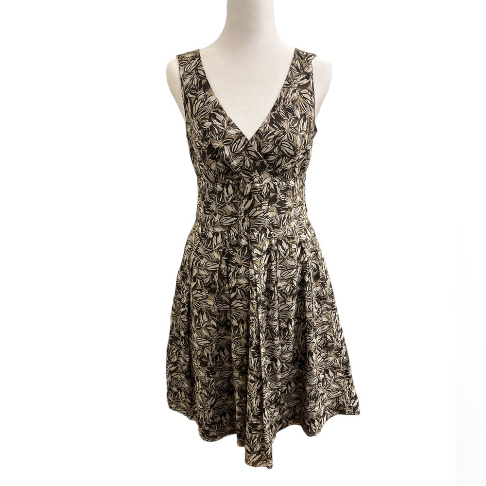 Peruvian Connection Floral Cotton Fit Flare Dress
